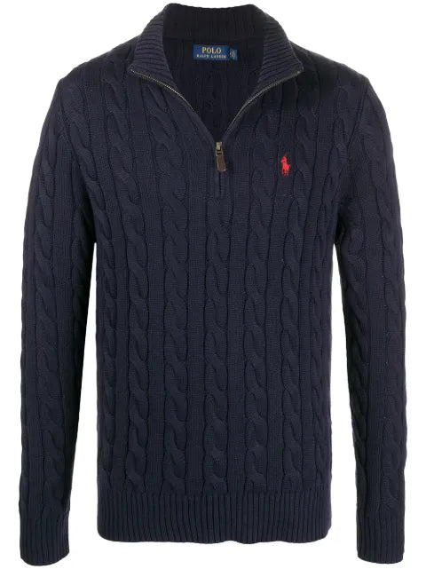 Polo Ralph Lauren cable knit half-zip jumper
