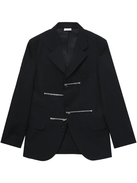 Comme des Garçons Homme Deux zip-detailing blazer