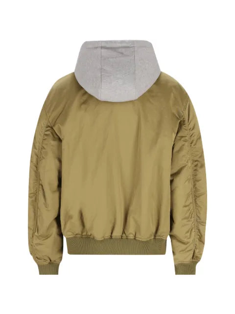 LOEWE hooded bomber jacket