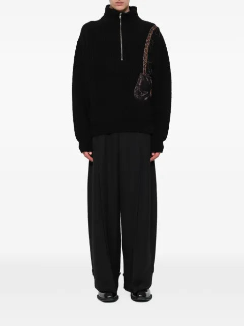 Doublet half-zip sweater