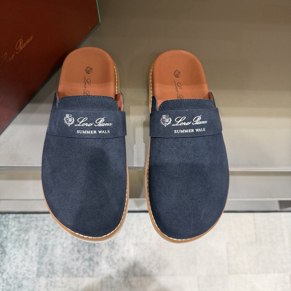 Loro Piana Open-Back Loafer Mules